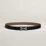 Mini Constance Touareg belt buckle & Reversible leather strap 24 mm